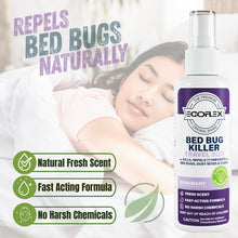 Load image into Gallery viewer, 3-Pack Bed Bug Killer Spray - Travel Size TSA Approved - Repels Bed Bugs, Dust Mites, Lice &amp; Fleas with Natural Essential Oils - Travel Essentials for Women - 3 Fl Oz
