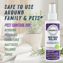 Load image into Gallery viewer, 3-Pack Bed Bug Killer Spray - Travel Size TSA Approved - Repels Bed Bugs, Dust Mites, Lice &amp; Fleas with Natural Essential Oils - Travel Essentials for Women - 3 Fl Oz
