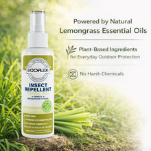 Load image into Gallery viewer, 3-Pack Mosquito Repellent Spray - DEET-Free Bug Spray Travel Size TSA Approved - Mosquito, Tick &amp; Insect Killer Deterrent with Natural Essential Oils - Lemongrass Scent - Safe for Family - 3 Fl Oz
