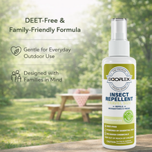 Load image into Gallery viewer, 3-Pack Mosquito Repellent Spray - DEET-Free Bug Spray Travel Size TSA Approved - Mosquito, Tick &amp; Insect Killer Deterrent with Natural Essential Oils - Lemongrass Scent - Safe for Family - 3 Fl Oz
