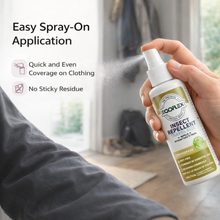 Load image into Gallery viewer, 3-Pack Mosquito Repellent Spray - DEET-Free Bug Spray Travel Size TSA Approved - Mosquito, Tick &amp; Insect Killer Deterrent with Natural Essential Oils - Lemongrass Scent - Safe for Family - 3 Fl Oz
