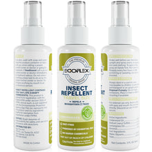 Load image into Gallery viewer, 3-Pack Mosquito Repellent Spray - DEET-Free Bug Spray Travel Size TSA Approved - Mosquito, Tick &amp; Insect Killer Deterrent with Natural Essential Oils - Lemongrass Scent - Safe for Family - 3 Fl Oz
