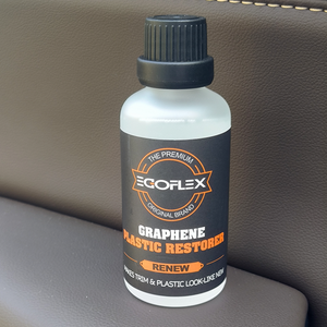 Graphene Plastic Restorer Trim Kit - Crystal Coating Plastic Restorer for Cars - Rubber Vinyl Headlight Restoration Restore a Finish Back to Black Shine Exterior Auto Detailing Supplies